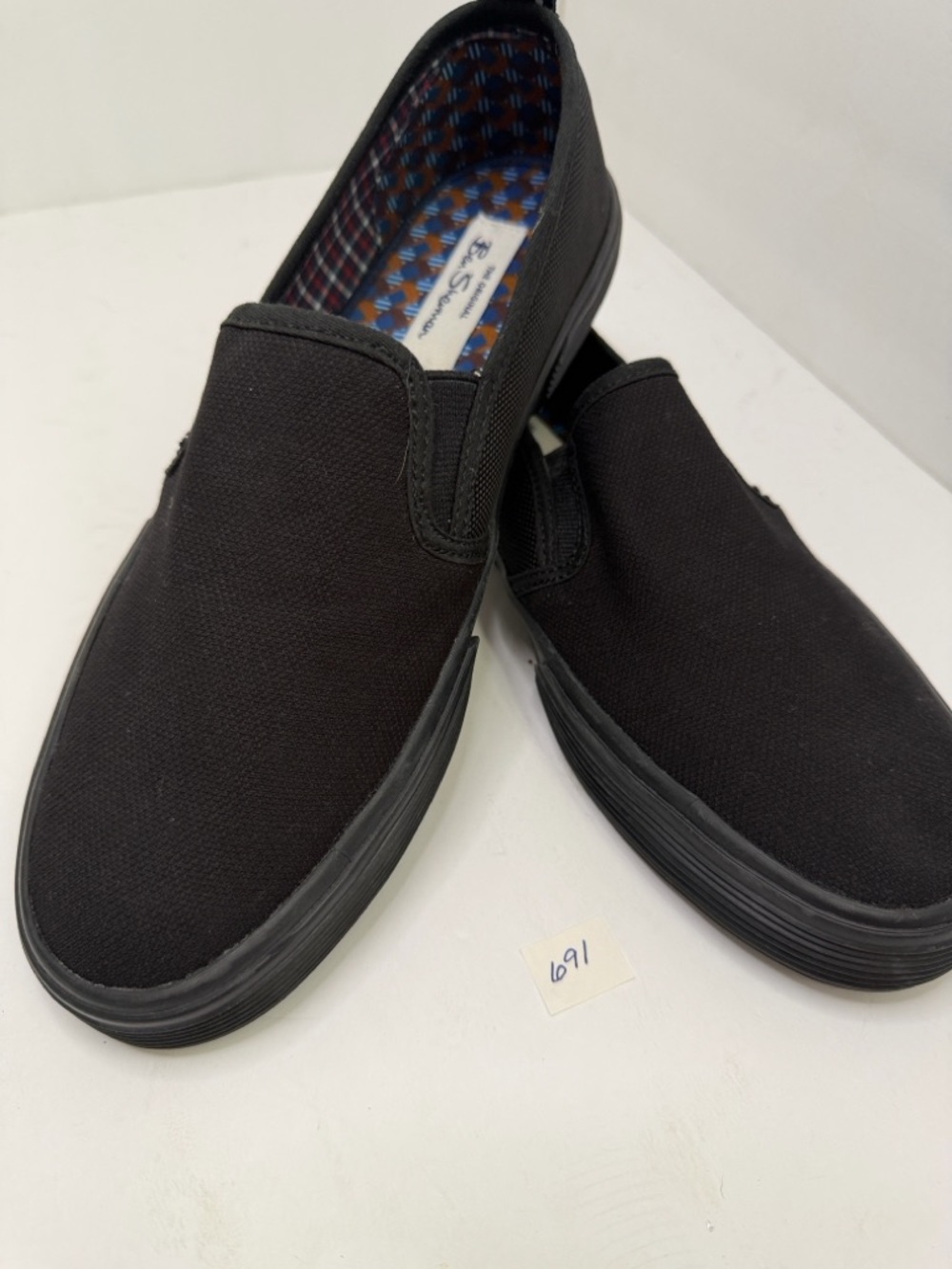 The Original Ben Sherman Slip-On Canvas Shoes 8.5
